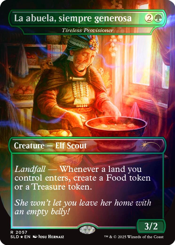 La abuela, siempre generosa - Tireless Provisioner (Rainbow Foil) [Secret Lair Drop Series] | L.A. Mood Comics and Games