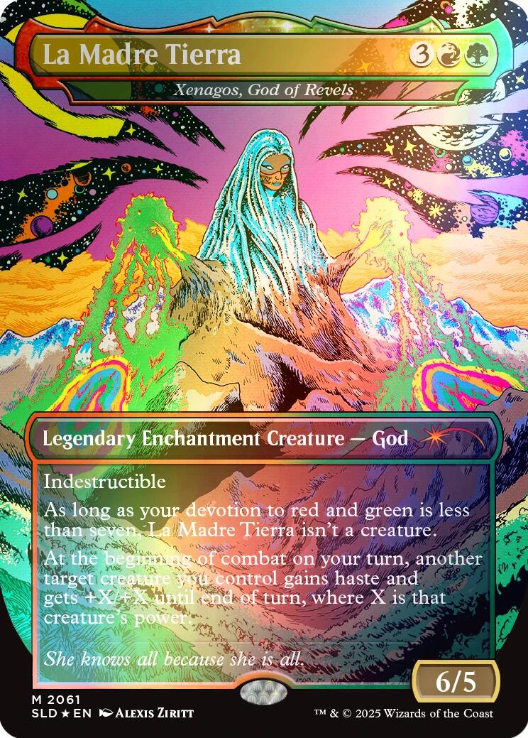 La Madre Tierra - Xenagos, God of Revels (Rainbow Foil) [Secret Lair Drop Series] | L.A. Mood Comics and Games