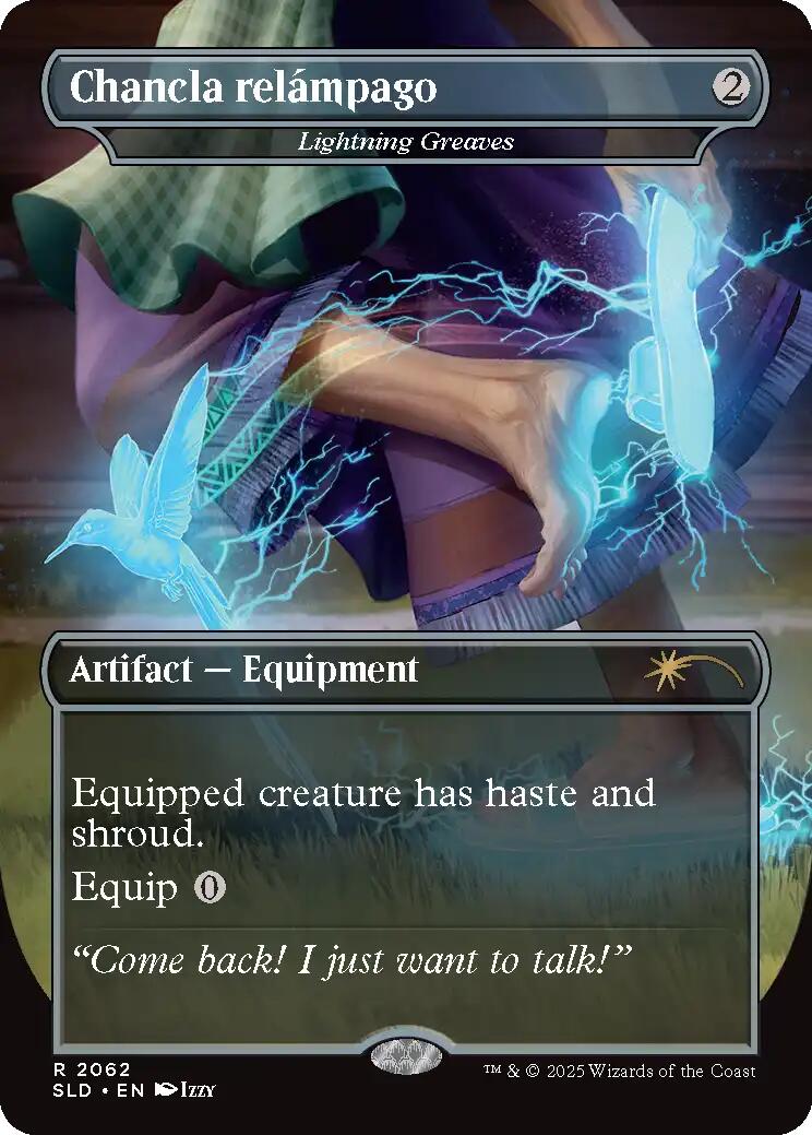 Chancla relampago - Lightning Greaves [Secret Lair Drop Series] | L.A. Mood Comics and Games