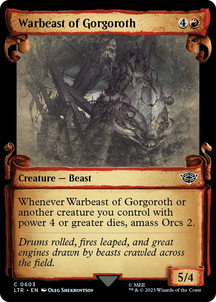 Warbeast of Gorgoroth [The Lord of the Rings: Tales of Middle-Earth Showcase Scrolls] | L.A. Mood Comics and Games