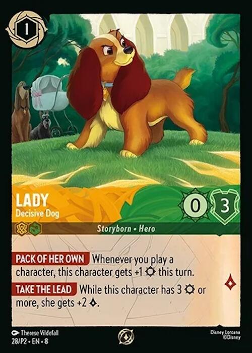 Lady - Decisive Dog (28/P2) [Promo Cards] | L.A. Mood Comics and Games