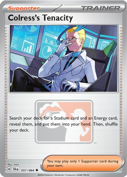 Colress's Tenacity (057/064) [League & Championship Cards] | L.A. Mood Comics and Games