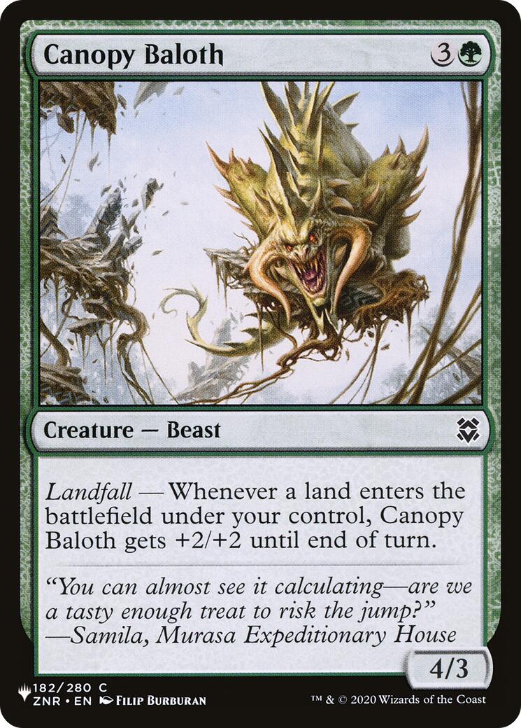 Canopy Baloth [The List] | L.A. Mood Comics and Games