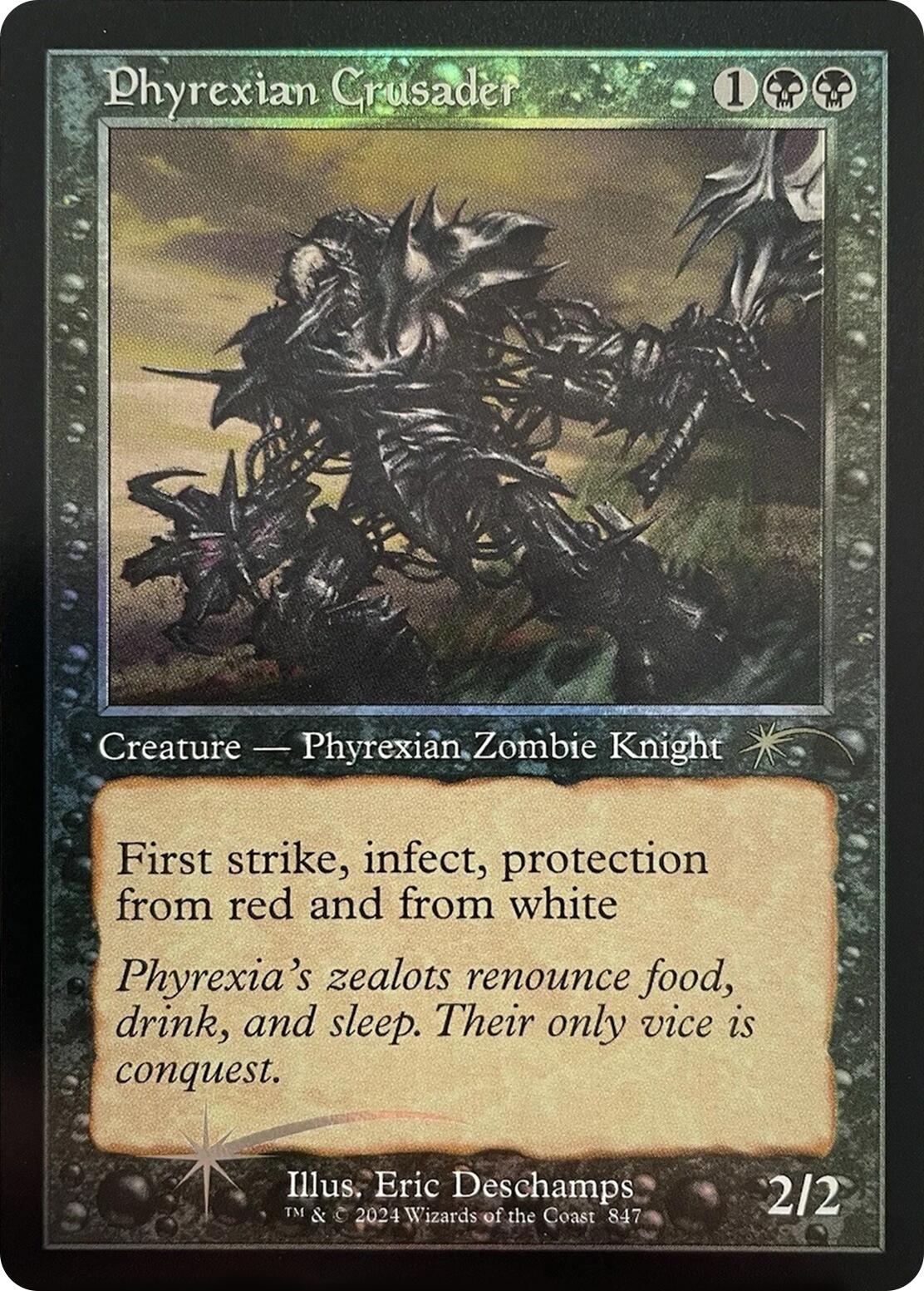 Phyrexian Crusader (Retro Frame) [Secret Lair Drop Series] | L.A. Mood Comics and Games