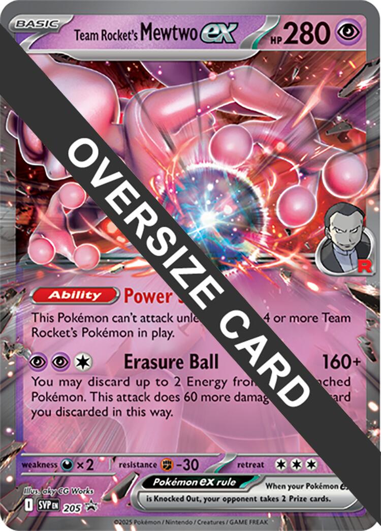 Team Rocket's Mewtwo ex (205) (Jumbo Card) [Scarlet & Violet: Black Star Promos] | L.A. Mood Comics and Games