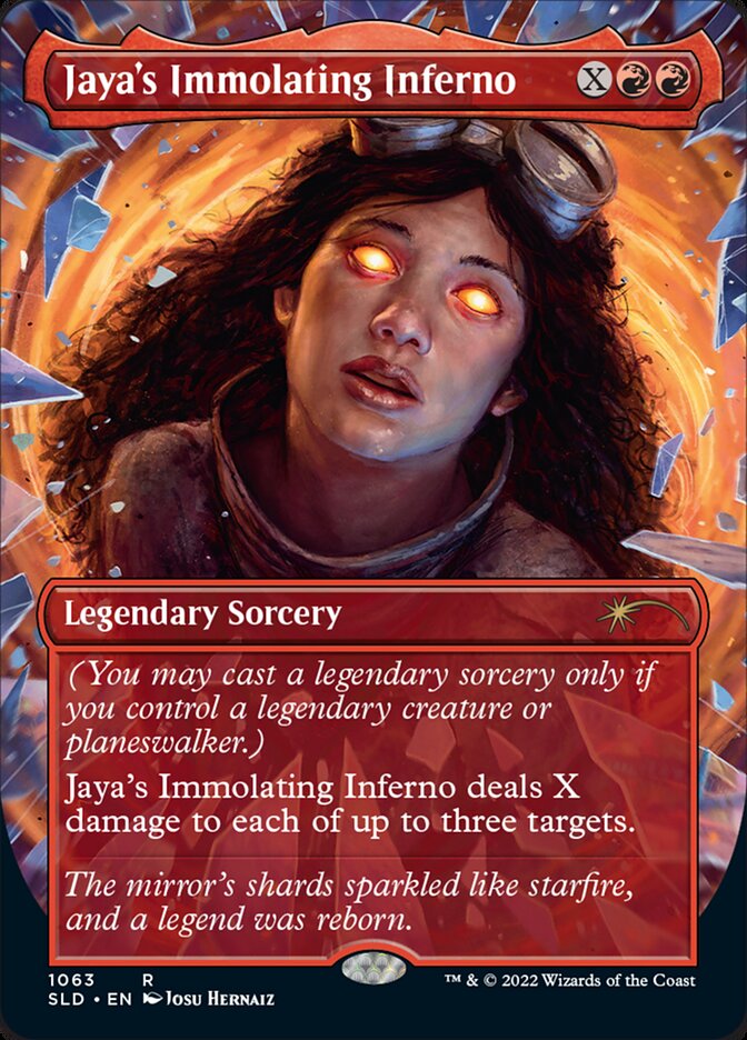 Jaya's Immolating Inferno (Borderless) [Secret Lair Drop Series] | L.A. Mood Comics and Games