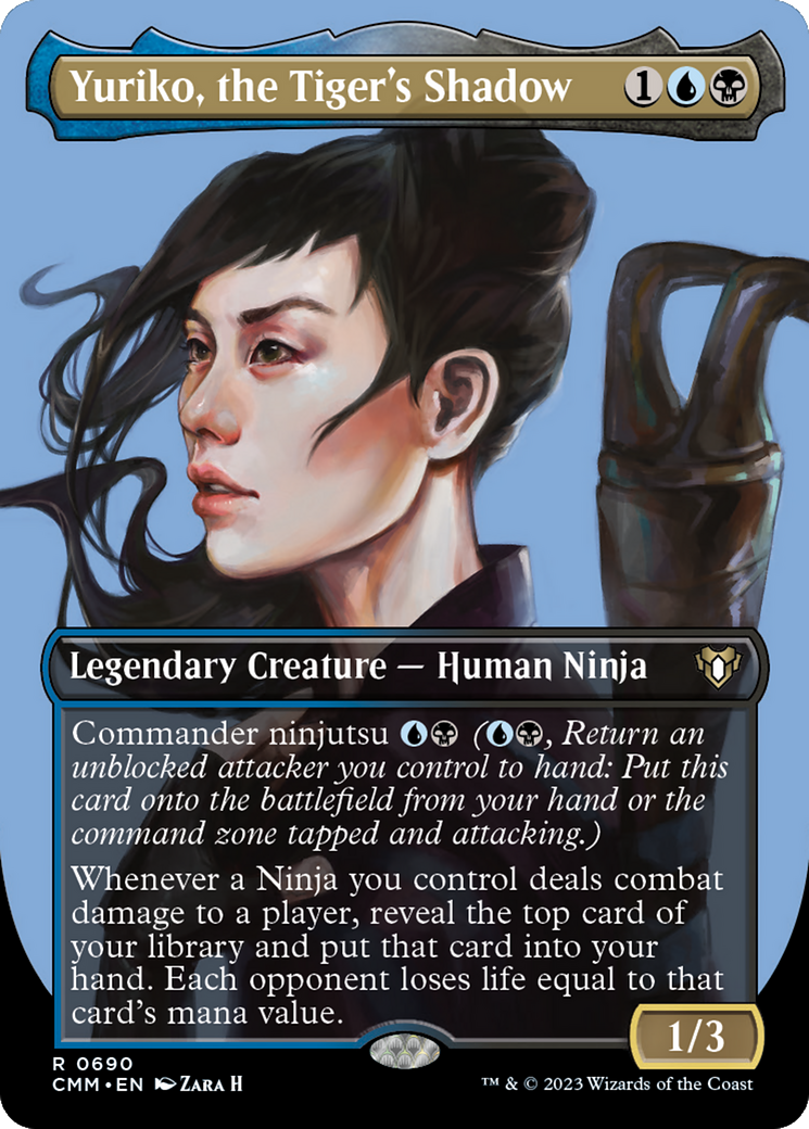 Yuriko, the Tiger's Shadow (Borderless Profile) [Commander Masters] | L.A. Mood Comics and Games