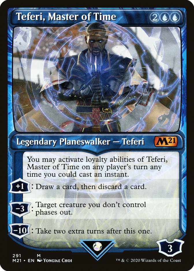 Teferi, Master of Time (Showcase) (291) [Core Set 2021] | L.A. Mood Comics and Games