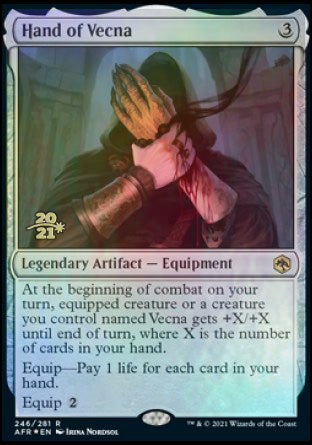 Hand of Vecna [Dungeons & Dragons: Adventures in the Forgotten Realms Prerelease Promos] | L.A. Mood Comics and Games