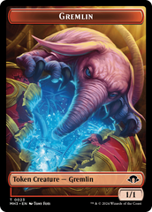 Copy (Ripple Foil) // Gremlin Double-Sided Token [Modern Horizons 3 Tokens] | L.A. Mood Comics and Games