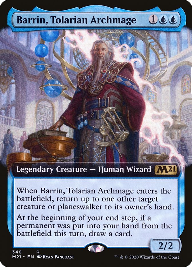 Barrin, Tolarian Archmage (Extended Art) [Core Set 2021] | L.A. Mood Comics and Games