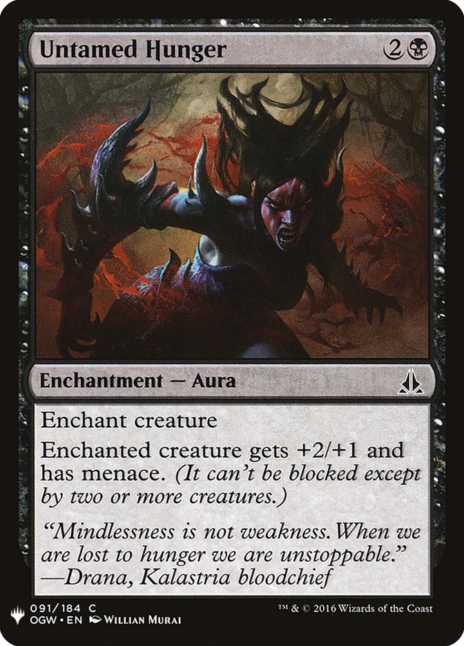 Untamed Hunger [Mystery Booster] | L.A. Mood Comics and Games
