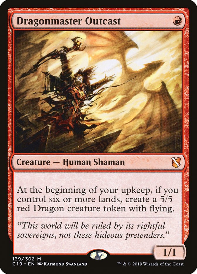 Dragonmaster Outcast [Commander 2019] | L.A. Mood Comics and Games