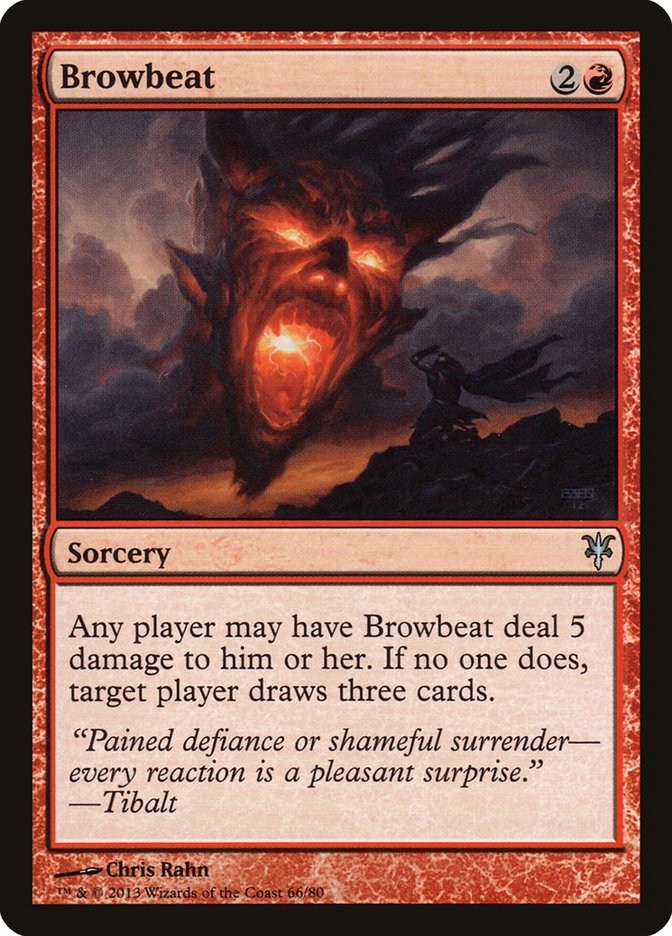 Browbeat [Duel Decks: Sorin vs. Tibalt] | L.A. Mood Comics and Games