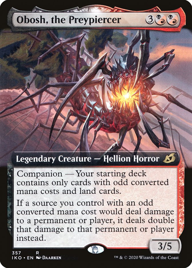 Obosh, the Preypiercer (Extended Art) [Ikoria: Lair of Behemoths] | L.A. Mood Comics and Games