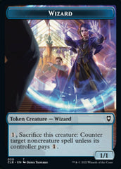 Kor Warrior // Wizard Double-Sided Token [Commander Legends: Battle for Baldur's Gate Tokens] | L.A. Mood Comics and Games