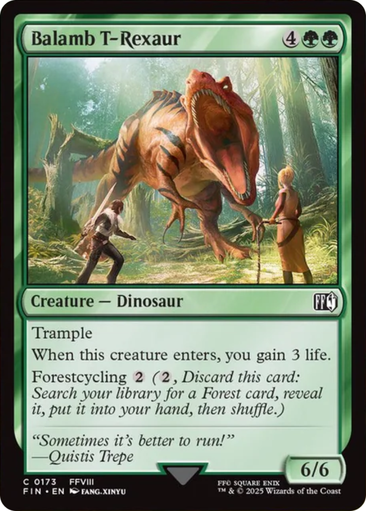 Balamb T-Rexaur [FINAL FANTASY] | L.A. Mood Comics and Games