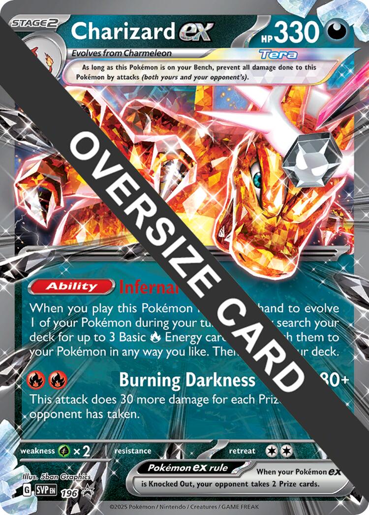 Charizard EX (196) (Jumbo Card) [Scarlet & Violet: Black Star Promos] | L.A. Mood Comics and Games