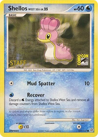 Shellos West Sea (107/132) (SDCC 2007 Staff) [Miscellaneous Cards] | L.A. Mood Comics and Games