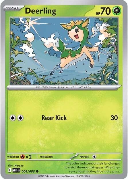Deerling (006/086) [Scarlet & Violet: White Flare] | L.A. Mood Comics and Games