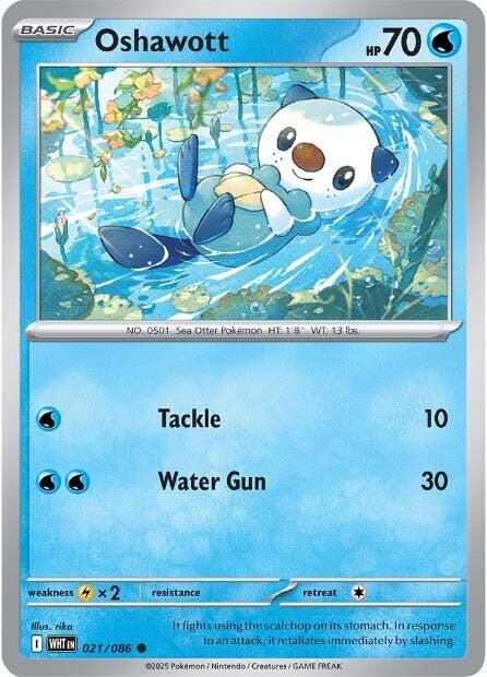 Oshawott (021/086) [Scarlet & Violet: White Flare] | L.A. Mood Comics and Games