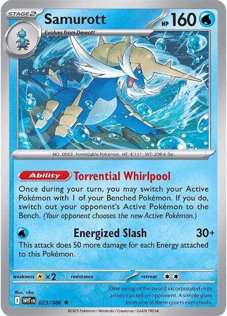 Samurott (023/086) [Scarlet & Violet: White Flare] | L.A. Mood Comics and Games