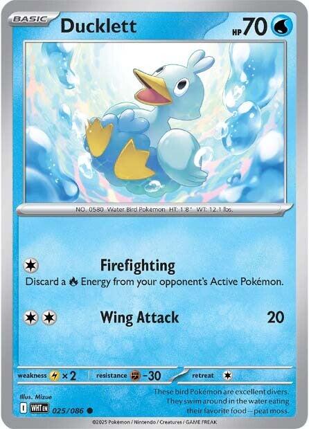 Ducklett (025/086) [Scarlet & Violet: White Flare] | L.A. Mood Comics and Games
