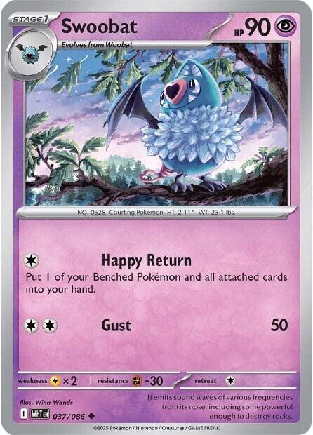 Swoobat (037/086) [Scarlet & Violet: White Flare] | L.A. Mood Comics and Games