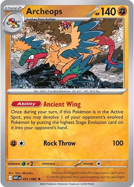 Archeops (051/086) [Scarlet & Violet: White Flare] | L.A. Mood Comics and Games