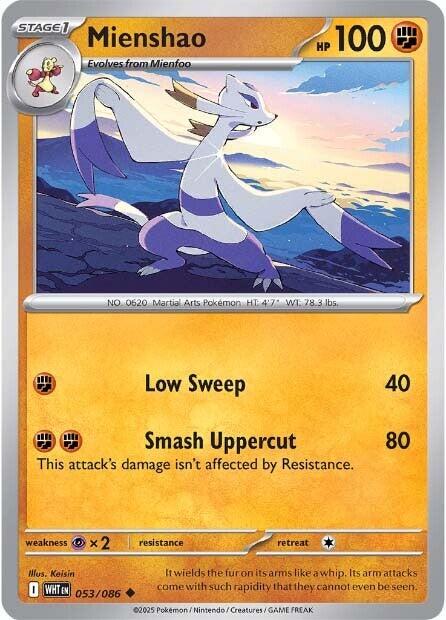 Mienshao (053/086) [Scarlet & Violet: White Flare] | L.A. Mood Comics and Games