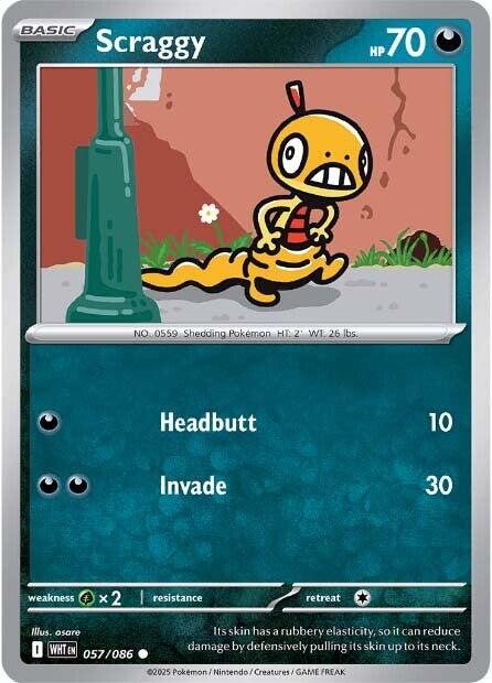 Scraggy (057/086) [Scarlet & Violet: White Flare] | L.A. Mood Comics and Games