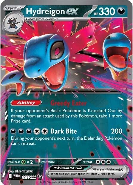 Hydreigon ex (067/086) [Scarlet & Violet: White Flare] | L.A. Mood Comics and Games