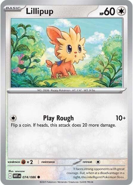 Lillipup (074/086) [Scarlet & Violet: White Flare] | L.A. Mood Comics and Games