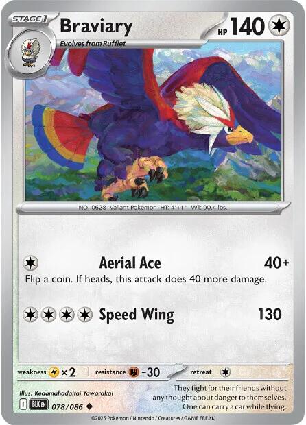 Braviary (078/086) [Scarlet & Violet: Black Bolt] | L.A. Mood Comics and Games