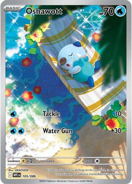 Oshawott (105/086) [Scarlet & Violet: White Flare] | L.A. Mood Comics and Games