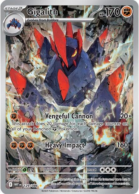 Gigalith (129/086) [Scarlet & Violet: White Flare] | L.A. Mood Comics and Games