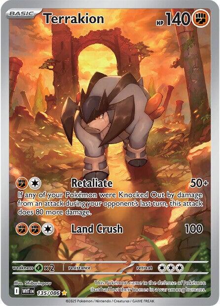 Terrakion (135/086) [Scarlet & Violet: White Flare] | L.A. Mood Comics and Games