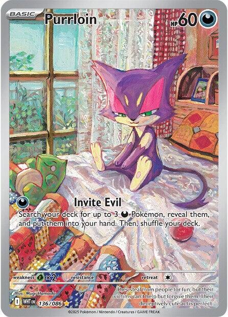Purrloin (136/086) [Scarlet & Violet: White Flare] | L.A. Mood Comics and Games