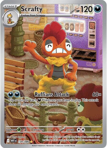 Scrafty (139/086) [Scarlet & Violet: White Flare] | L.A. Mood Comics and Games