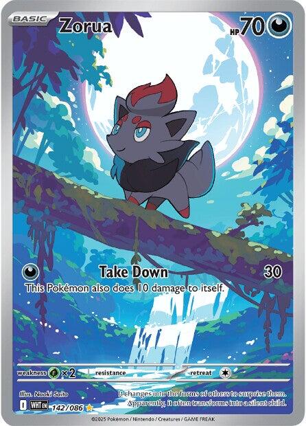 Zorua (142/086) [Scarlet & Violet: White Flare] | L.A. Mood Comics and Games
