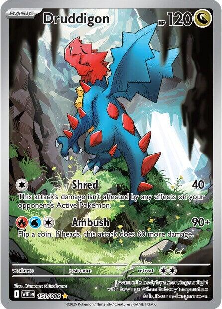 Druddigon (151/086) [Scarlet & Violet: White Flare] | L.A. Mood Comics and Games