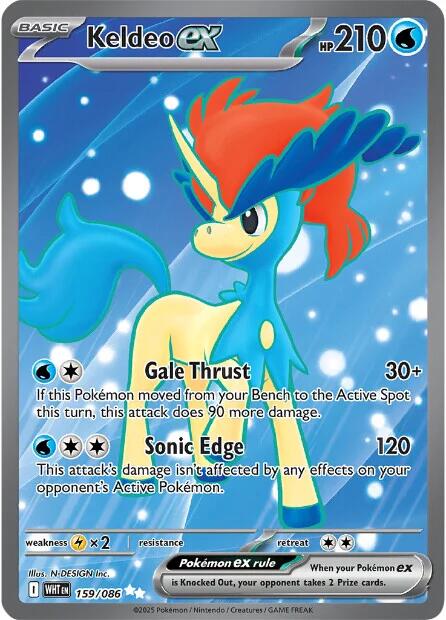 Keldeo ex (159/086) [Scarlet & Violet: White Flare] | L.A. Mood Comics and Games