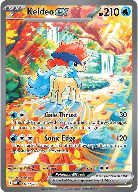Keldeo ex (167/086) [Scarlet & Violet: White Flare] | L.A. Mood Comics and Games