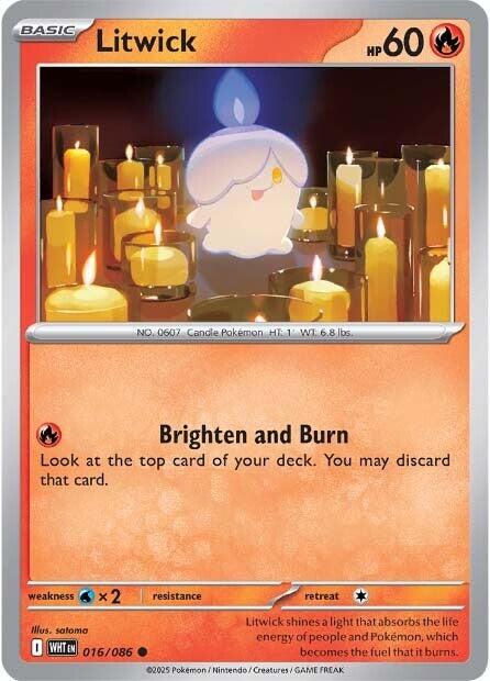 Litwick (016/086) [Scarlet & Violet: White Flare] | L.A. Mood Comics and Games