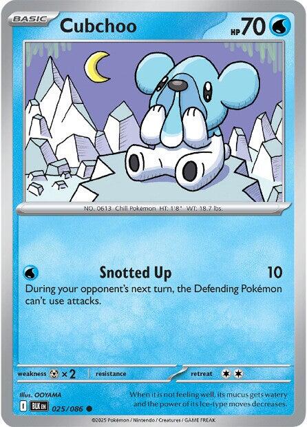 Cubchoo (025/086) [Scarlet & Violet: Black Bolt] | L.A. Mood Comics and Games