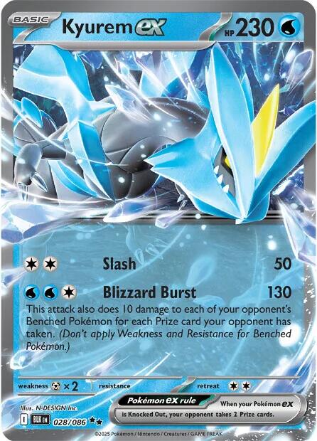 Kyurem ex (028/086) [Scarlet & Violet: Black Bolt] | L.A. Mood Comics and Games