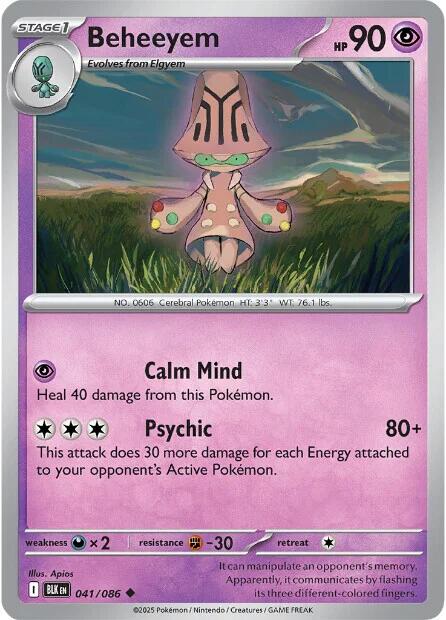 Beheeyem (041/086) [Scarlet & Violet: Black Bolt] | L.A. Mood Comics and Games