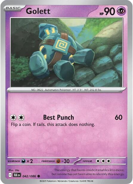 Golett (042/086) [Scarlet & Violet: Black Bolt] | L.A. Mood Comics and Games