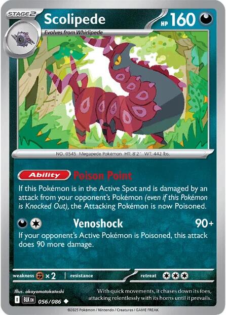 Scolipede (056/086) [Scarlet & Violet: Black Bolt] | L.A. Mood Comics and Games