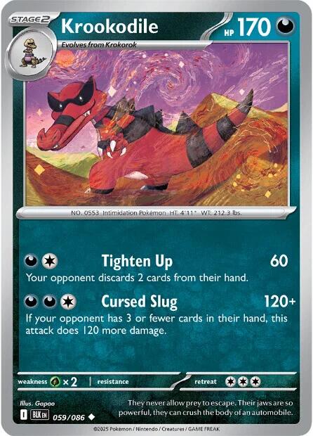 Krookodile (059/086) [Scarlet & Violet: Black Bolt] | L.A. Mood Comics and Games
